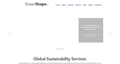 Desktop Screenshot of greenshape.com